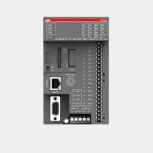 Componentes ABB para automação industrial, incluindo inversores, PLCs, drives e módulos para aplicações industriais