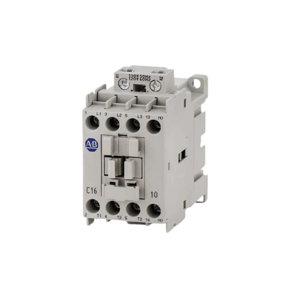 Contator IEC Allen-Bradley 100-C16D10 16A 1 contato auxiliar N.O. terminais parafuso