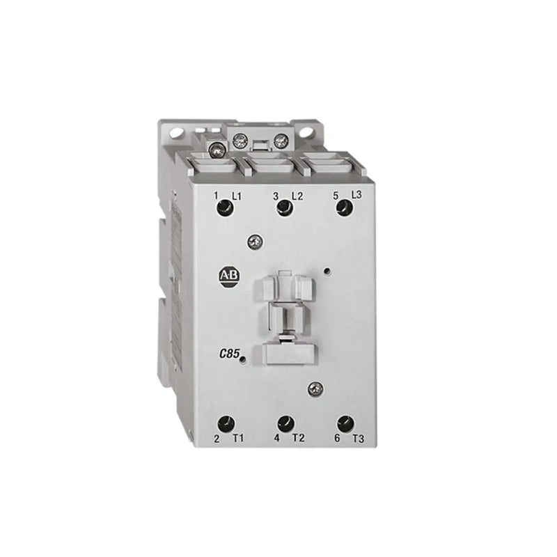 Contator Allen-Bradley 100-C60DJ00 para controle motor e automação industrial, 60A, bobina 24V DC com diodo.