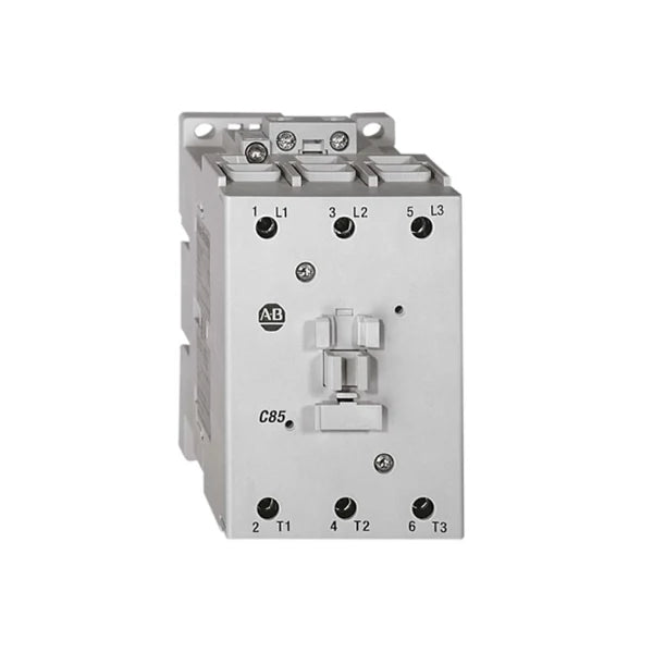 Contator Allen-Bradley 100-C85D10 MCS-C: confiável, 85A, voltagem 600V, para controle motor e aplicações industriais.