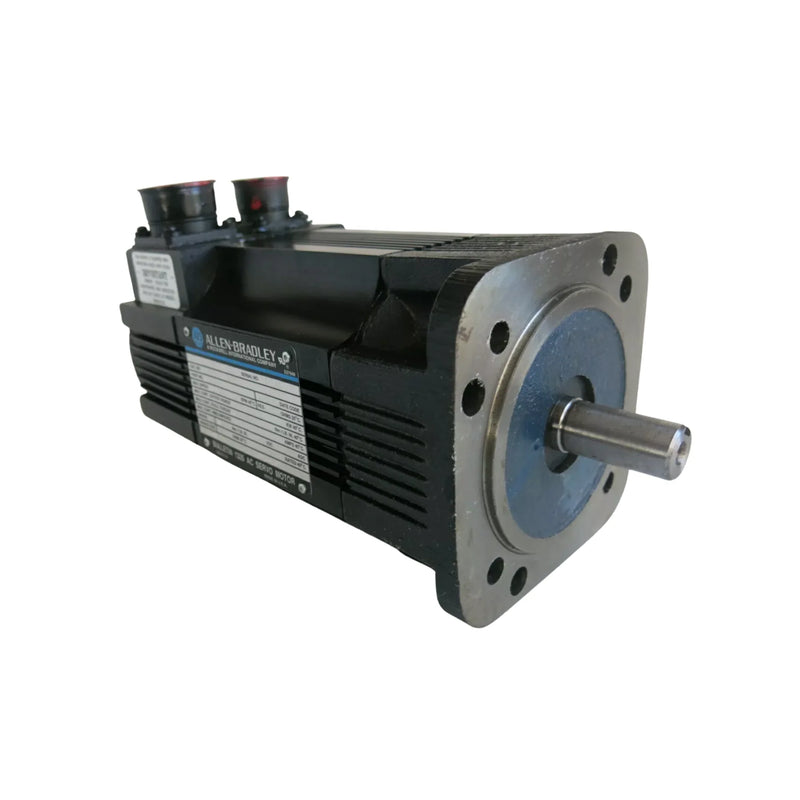 Servomotor Allen-Bradley 1326AB-B410G-21: alto desempenho 1,6 kW, 2300 RPM, 460V, torque 3,6 Nm, robusto e preciso.