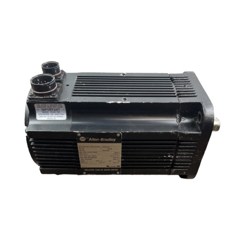 Motor servo Allen-Bradley 1326AB-B515E-21-X51, 2,3 kW, 460 V, feedback resolver, montagem flange