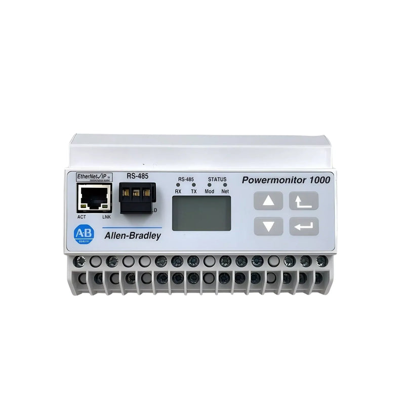 1408-TS3A-ENT, monitor de energia Allen-Bradley com Ethernet, ideal para análise e gestão elétrica industrial.
