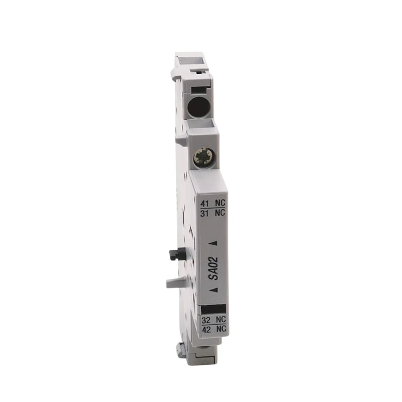 Bloco auxiliar Allen-Bradley 140MCASA11 aumenta contatos em controladores de motor e disjuntores.