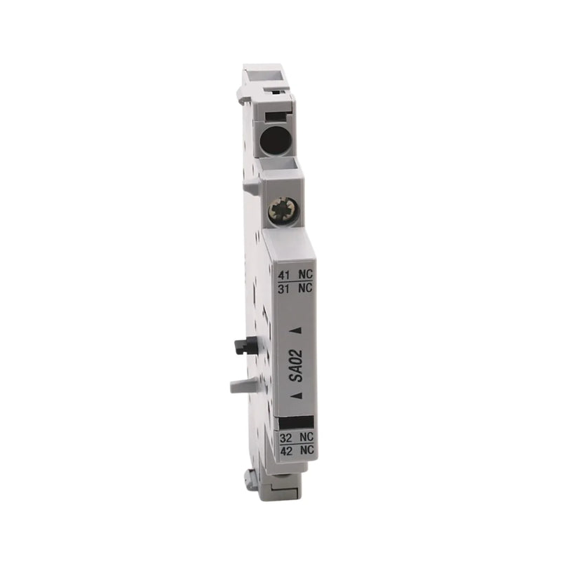 Bloco Auxiliar Allen-Bradley 140M-C-ASA11 para disjuntores 140M, melhora controle e segurança industrial.