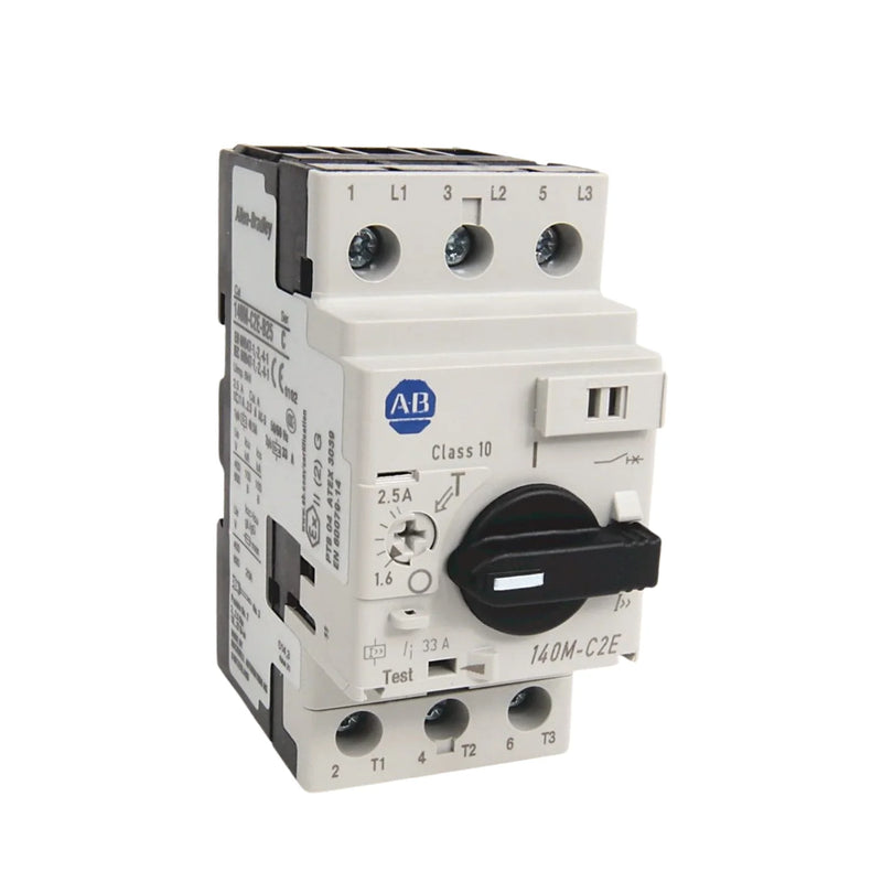 Disjuntor de Proteção de Motor Allen-Bradley 140M-C2E-A63, proteção confiável contra sobrecarga e curto-circuito