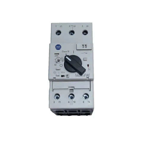 Disjuntor de Proteção 140M-F8E-C45, faixa ajustável 32-45A, disparo magnético fixo, Allen-Bradley, alta performance.