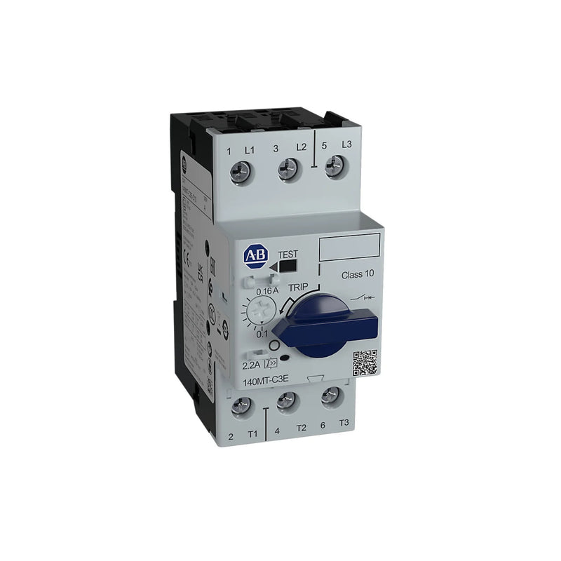 Disjuntor de Proteção de Motor Allen-Bradley 140MT-C3E-B25 para segurança e controle de motores industriais.