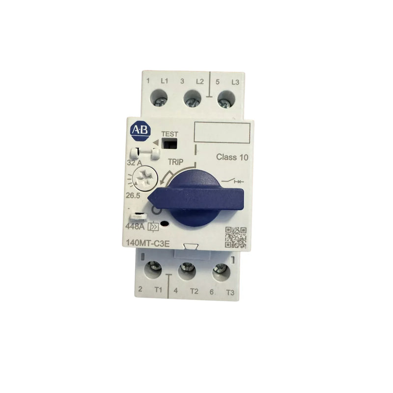 Disjuntor de proteção de motor Allen-Bradley, 26,5-32A, classe 10, C frame, proteção confiável.
