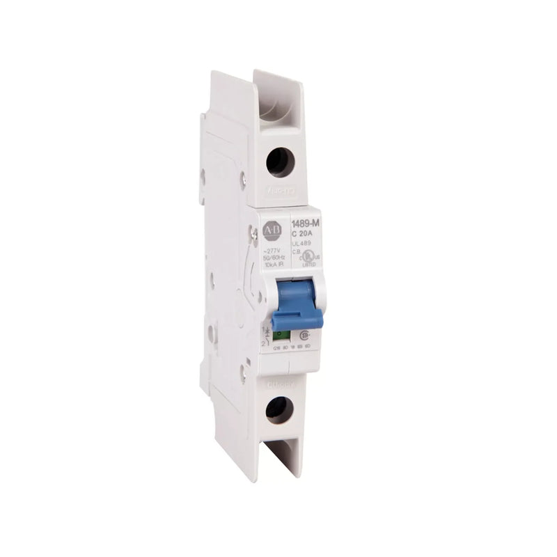 Disjuntor Allen-Bradley 1489-M1C200, 20A, 1 polo, montagem em trilho DIN, proteção contra sobrecargas