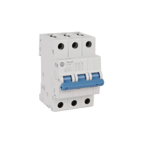 Módulo de Proteção contra Surtos 1492-SPM3D400 Allen Bradley, 400V, trifásico, fácil instalação, trilho DIN, proteção industrial.