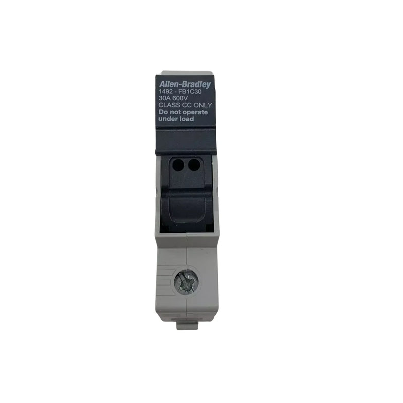 Suporte de Fusível Allen-Bradley 1492-FB1C30 Classe CC de 1 Polo para Proteção em Circuitos Industriais.