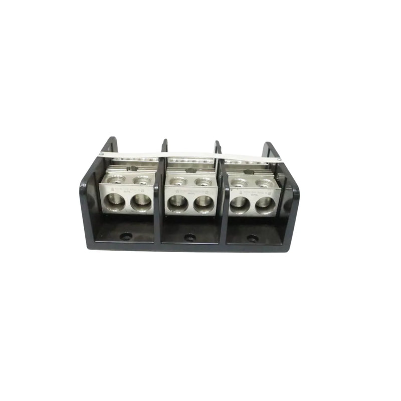 Bloco de distribuição Allen-Bradley 1492-PD3287 com 3 polos, suportando até 760A, para aplicações industriais.