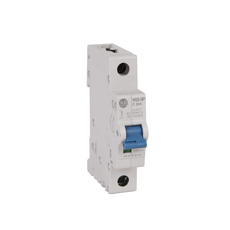 Disjuntor de proteção de motor Allen-Bradley 140MG-H8E-D10 com capacidade de 100A e design industrial H-frame.