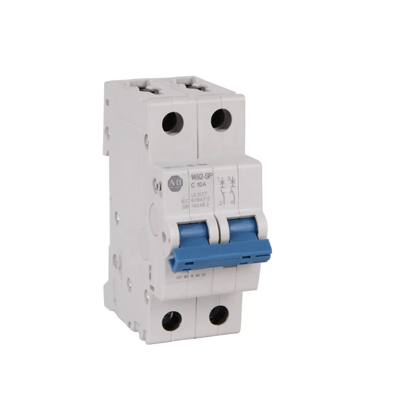 1492-SPM2C060, disjuntor Allen-Bradley, ideal para sistemas industriais e circuitos elétricos de controle, 6A, sem neutro.