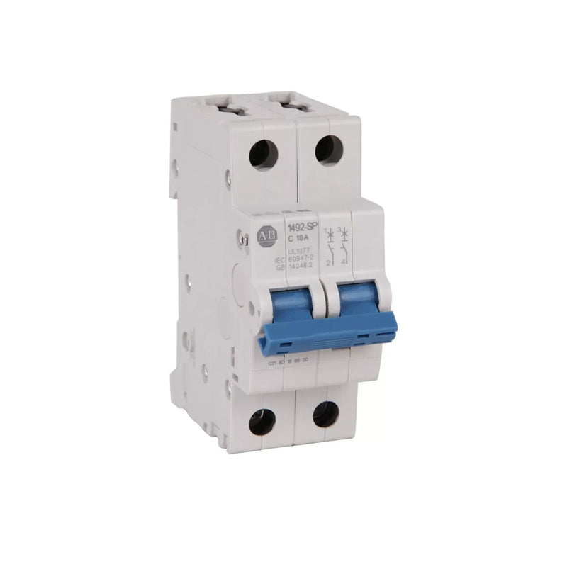 Protetor Allen-Bradley 1492-SPM1C060, 1 polo, 6A, Curva C, caixa com 2, para aplicações industriais e comerciais.