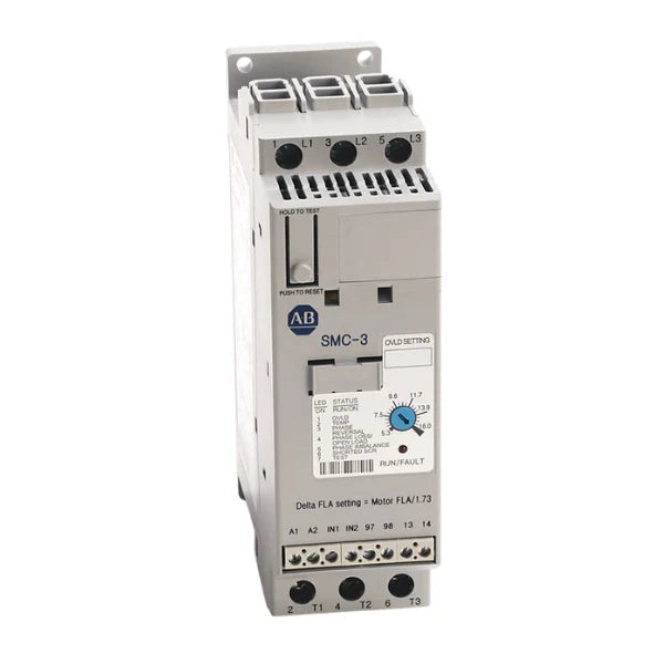 Controlador Allen-Bradley 150-C16NBD SMC-3, eficiente em 16A e 480V, ideal para aplicações industriais.