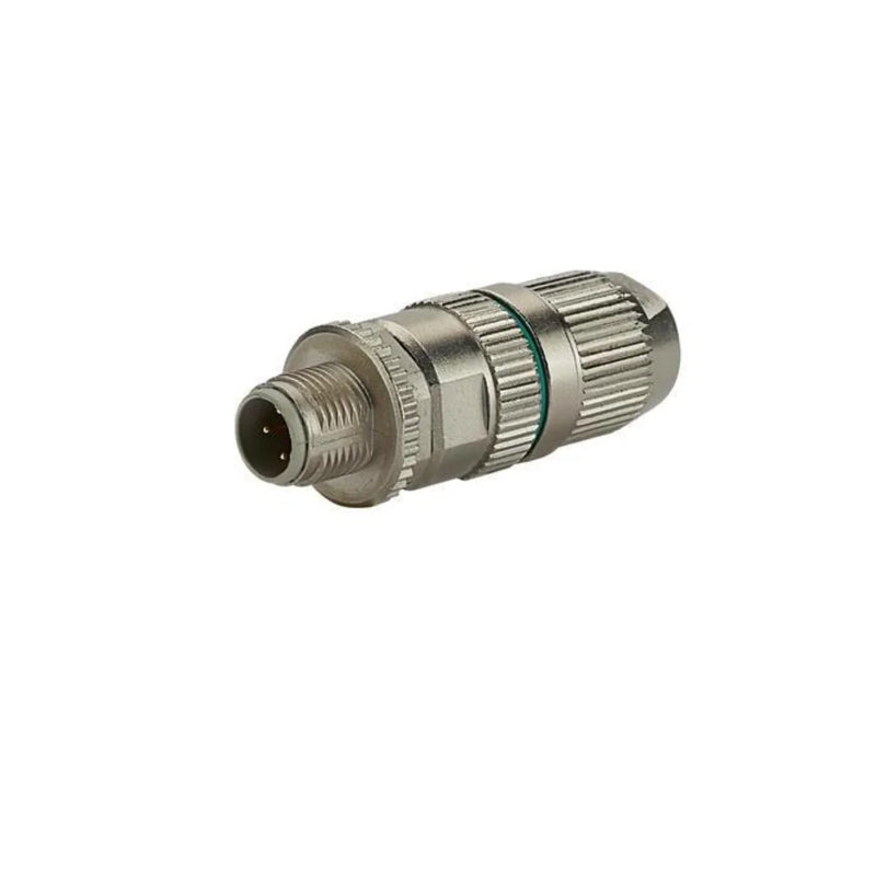 Conector Allen-Bradley 1585D-M4DC-SH M12 IDC, 4 pinos, blindado, projetado para automação e controle industrial.