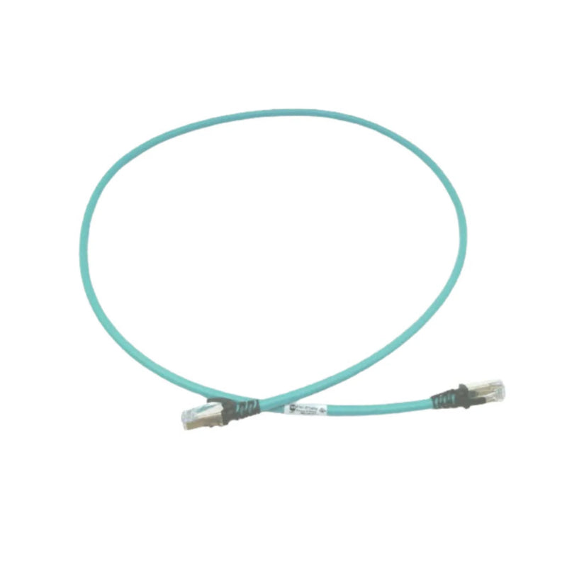 Cabo Ethernet Allen-Bradley 1585JM8CBJM1, 1m, azul, 8 condutores, blindado, 100BASE-TX, para aplicações industriais.