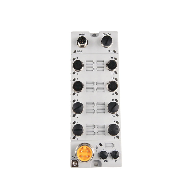 Módulo de saída Allen-Bradley 1732D-OB16M12M12 DeviceNet, 16 saídas, 2A, 24V DC, conectores M12, IP67