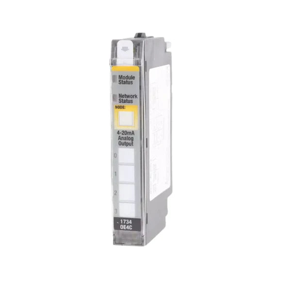Módulo Allen-Bradley 1734-OE4CK para saída analógica, 4 canais, ideal para automação industrial com POINT I/O.