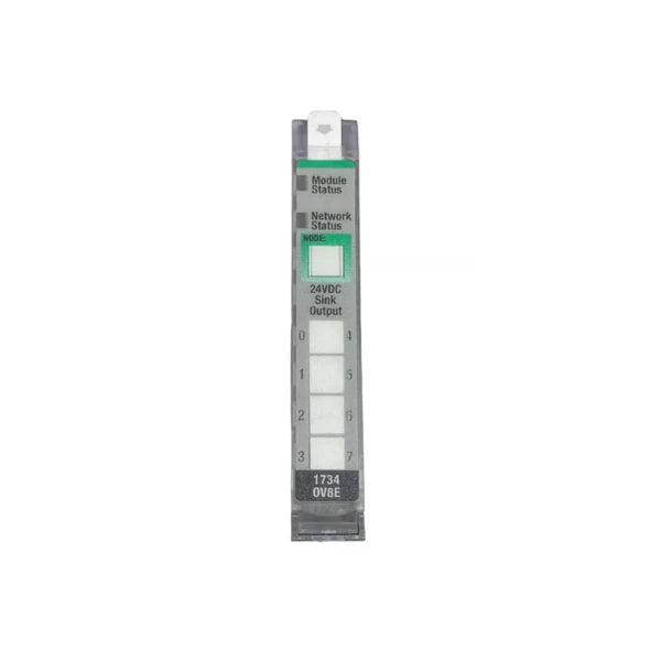 Módulo Allen-Bradley 1734-OV8E 8 canais de saída sinking 24V DC para sistemas POINT I/O.