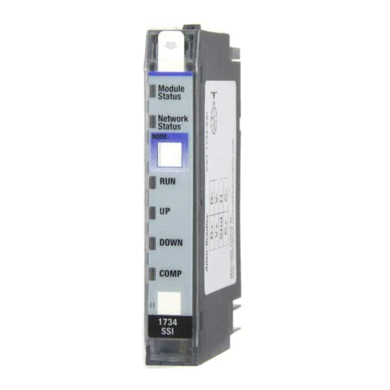 Módulo compacto e de alto desempenho Allen-Bradley 1734-SSI para integração em sistemas de automação industrial.