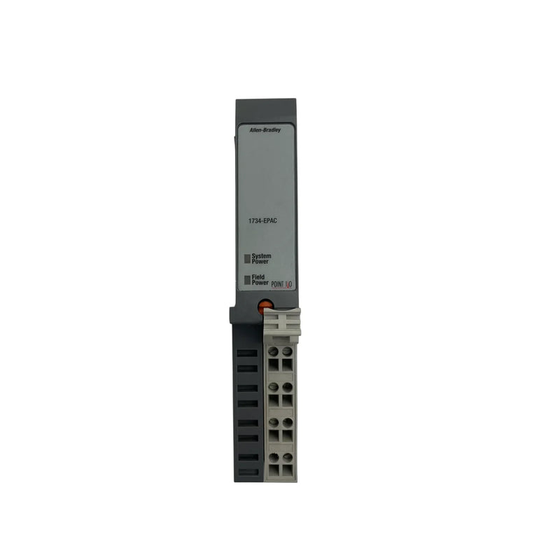 Módulo Allen-Bradley 1734-EPAC para extensão de barramento AC nos sistemas de automação POINT I/O.
