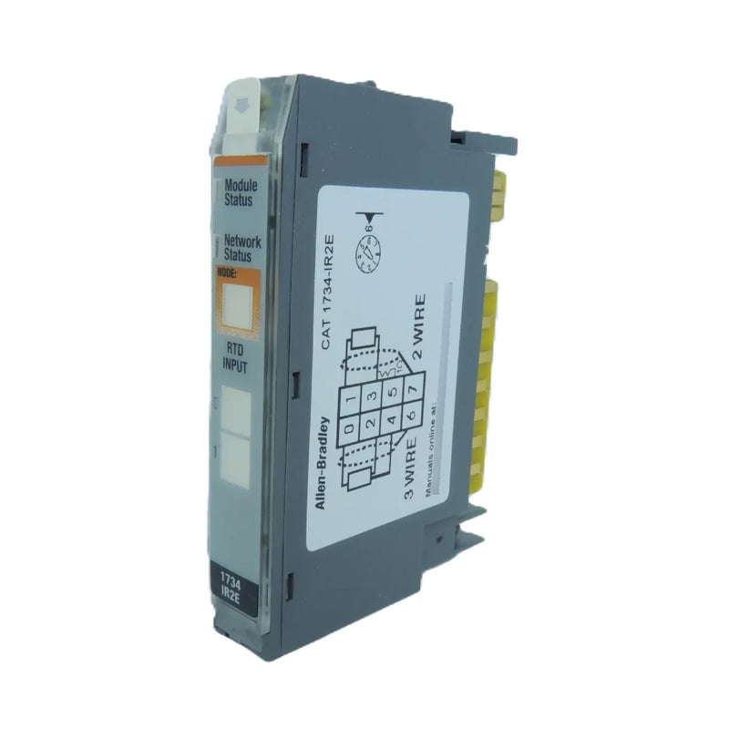 Allen Bradley 1734-IR2E, 2 Canais RTD, alta resolução e montagem em trilho DIN, ideal para automação industrial.