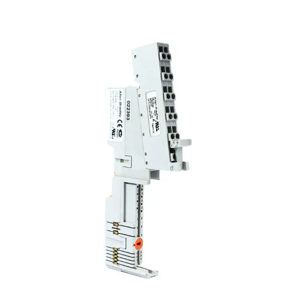 Terminal Base Allen-Bradley 1734-TB3 POINT I/O com proteção IP20, suporte para 24V DC e 120/240V AC nas conexões.