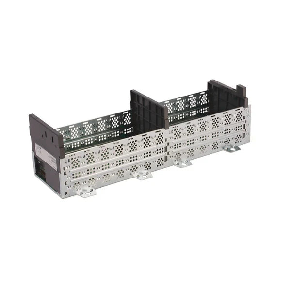 Chassi Allen-Bradley 1746-A13 com 13 slots SLC 500 para sistemas de controle obsoletos e suporte a módulos.