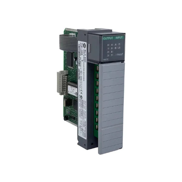 Allen-Bradley 1746-HSCE para SLC 500, módulo de contador de alta velocidade com 1 canal e 4 saídas.