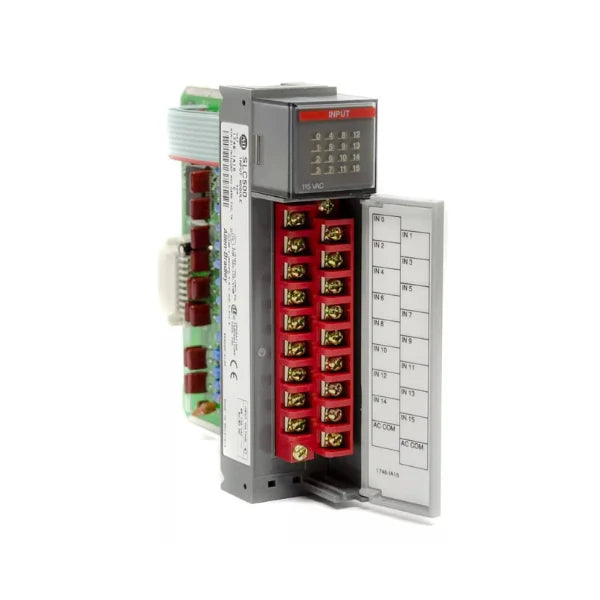 Módulo de entrada 1746-IA16 Allen-Bradley, entrada digital AC SLC 500 com 16 pontos para automação industrial.