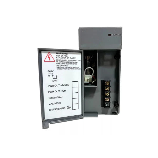 Fonte de alimentação Allen-Bradley 1746-P1 SLC 500, entrada 120/240V AC, operação confiável para sistemas de automação