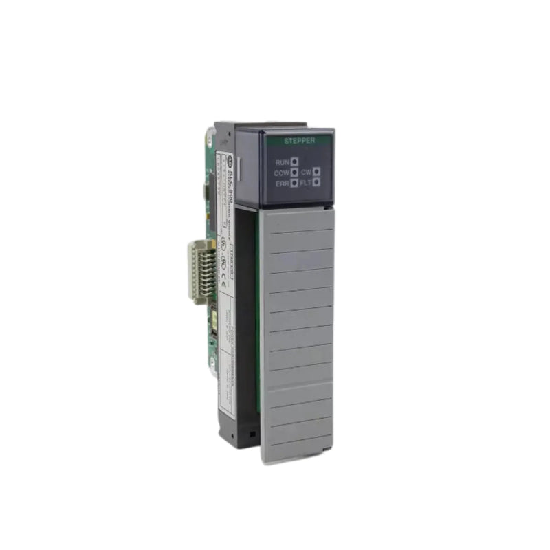 Módulo controlador Allen-Bradley 1746-HSTP1 para motor de passo 1-eixo em sistemas SLC 500 automatizados.