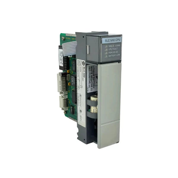 Controlador Allen-Bradley 1747-L524 SLC 5/02, memória 4K, comunicação DH-485, unidades em estoque para suporte.