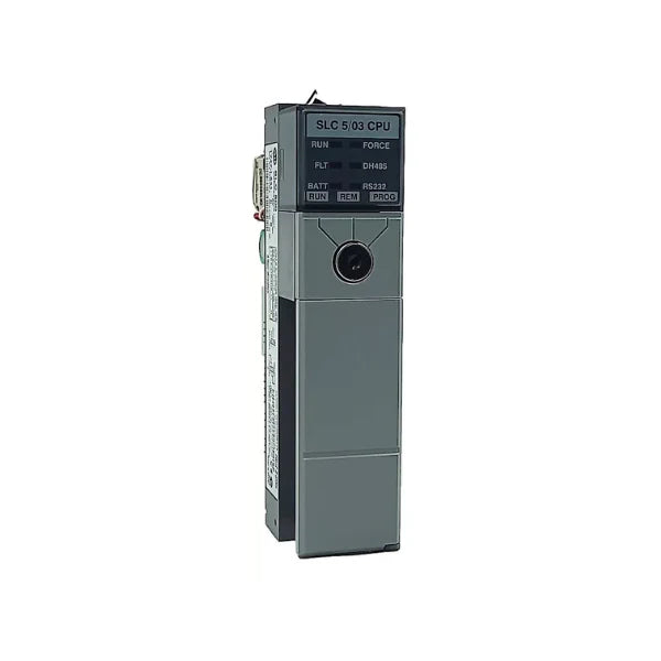 Módulo processador Allen-Bradley 1747-L531 SLC 5/03 com portas de comunicação RS-232 e RS-485