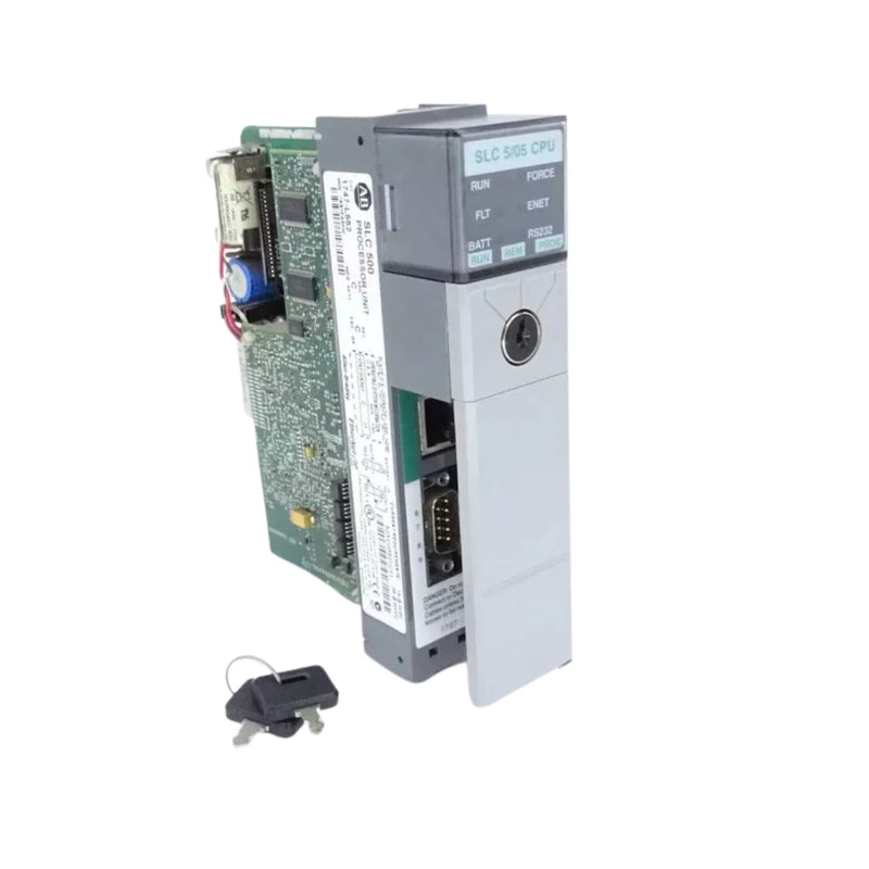 Processador 1747-L552/C Allen-Bradley SLC 5/05 para controle de processos industriais e automação eficiente.
