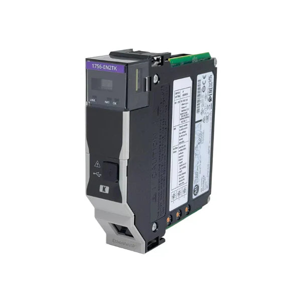 Módulo de comunicação Allen-Bradley 1756-EN2TK para conectividade de rede em alta velocidade
