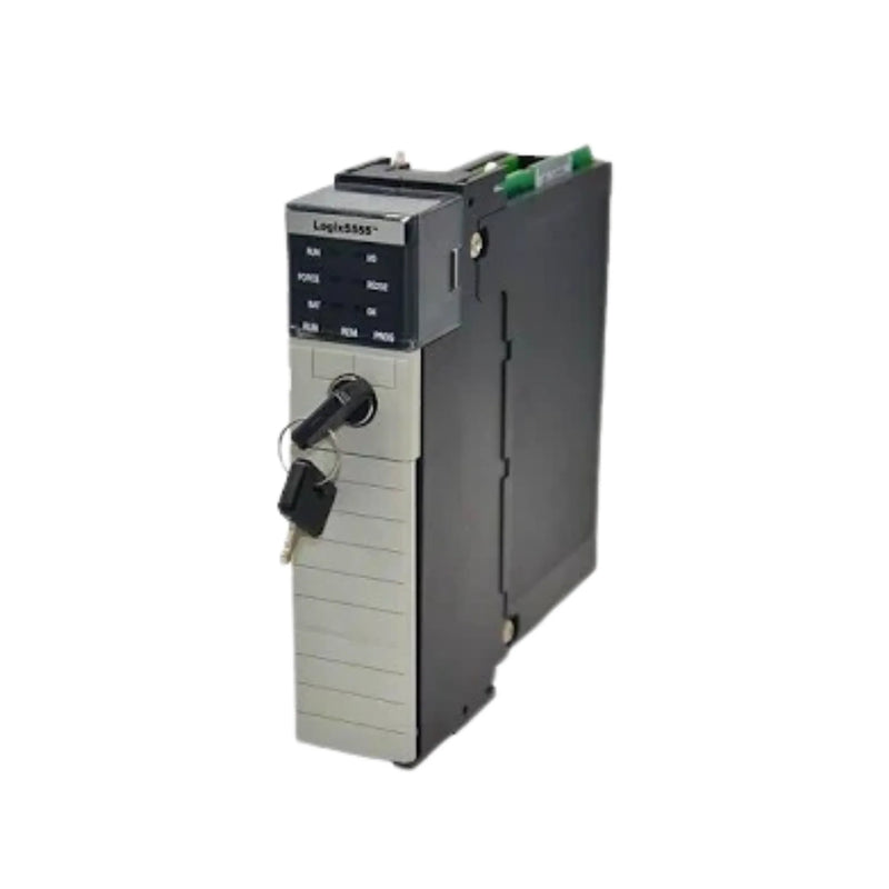 Controlador 1756-L55M16 Allen-Bradley com 7,5 MB, ideal para automação industrial complexa.
