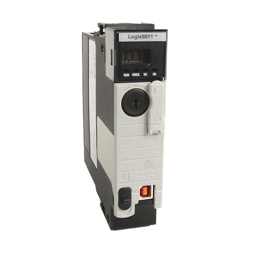 Processador Allen-Bradley 1756-L71, CPU rápida, para sistemas de automação industrial complexos.