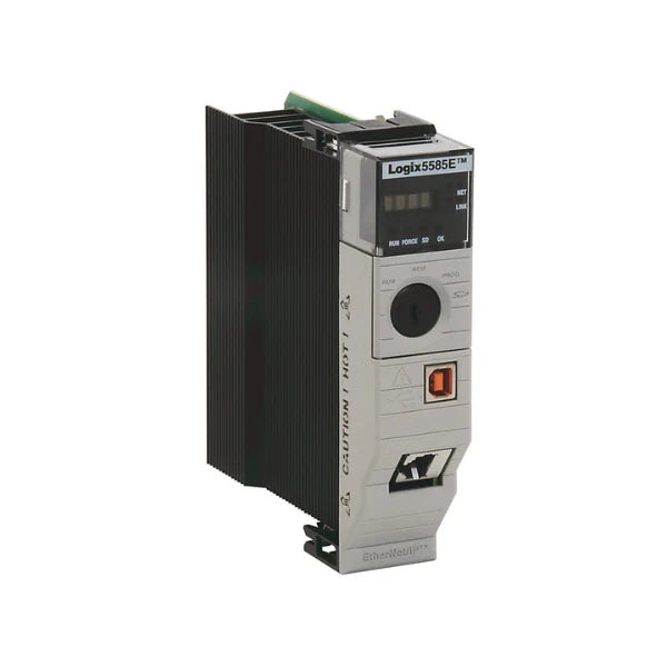 Processador Allen-Bradley 1756-L82E ControlLogix 5580, Ethernet aprimorado, para sistemas de controle de automação industrial.
