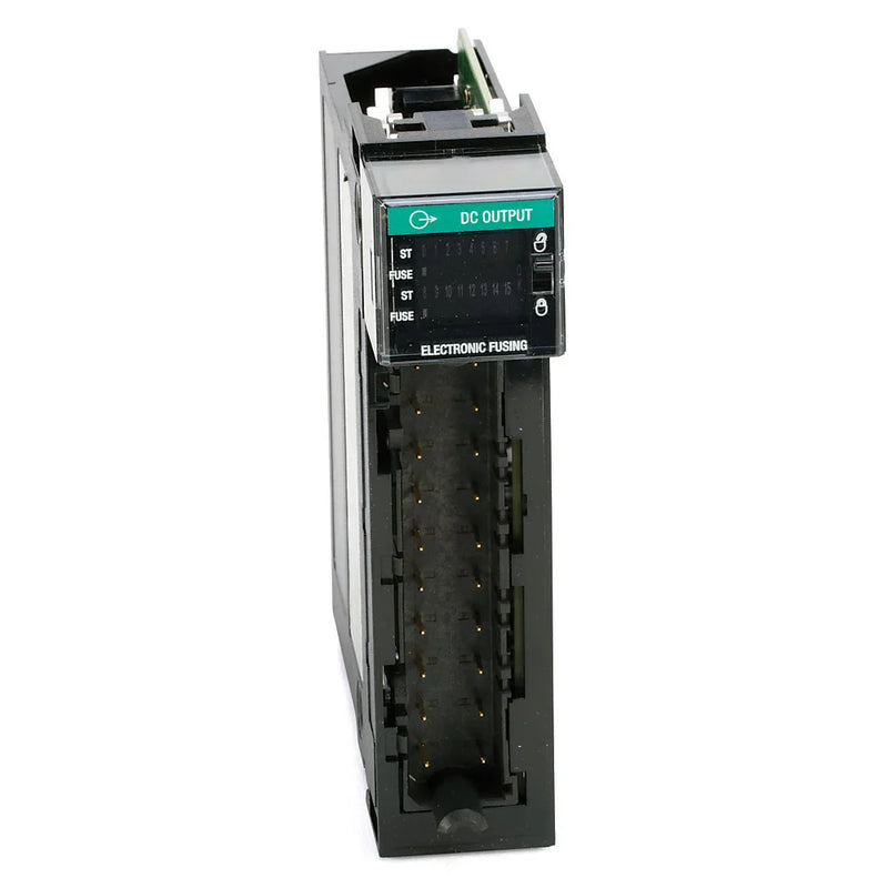 Saída DC Allen-Bradley 1756-OB16E, 16 pontos, 10-31.2V DC, fusível eletrônico para ControlLogix.