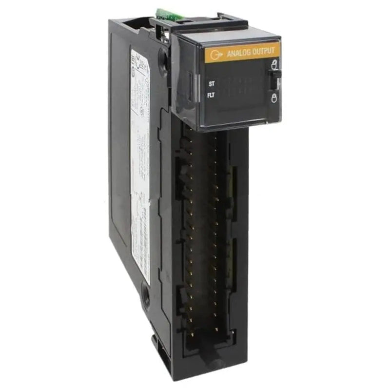 Módulo Allen-Bradley 1756-OF8I: saída analógica de 8 canais para controle de tensão e corrente em sistemas industriais precisos.