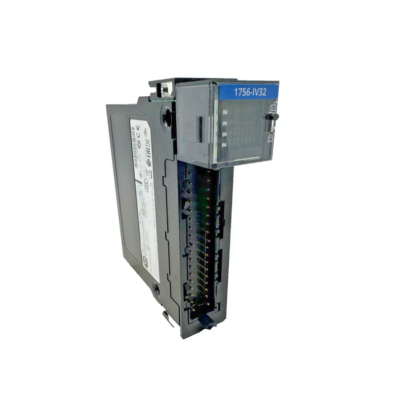 Módulo de entrada Allen-Bradley 1756-IV32 32 pontos para sistemas ControlLogix industriais.