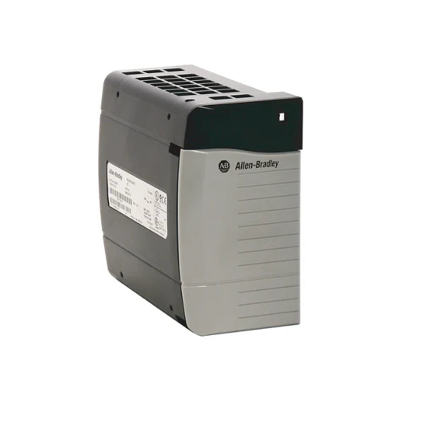 Fonte de alimentação slim Allen-Bradley 1756-PB50, 50W, 18–32V DC, 8A @ 5V DC, montagem em rack ControlLogix.