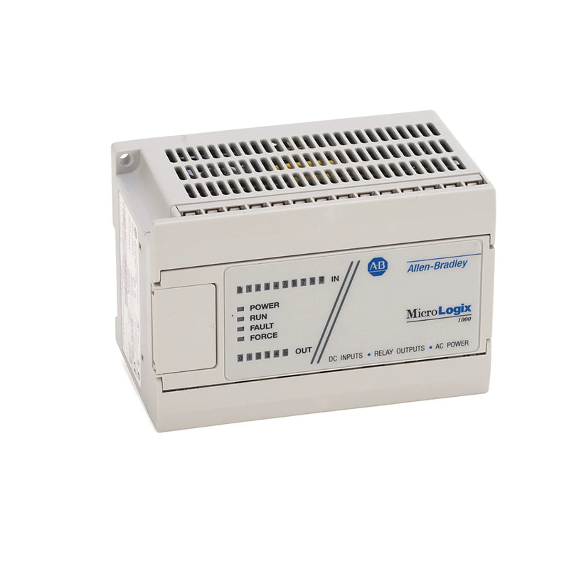 Controlador PLC Allen-Bradley 1761-L16BBB MicroLogix 1000, solução compacta para automação industrial.