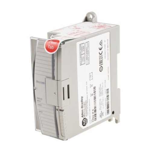 Módulo de entrada analógica Allen-Bradley 1762-IF4 para controle preciso de processos industriais em sistemas baseados em PLC.