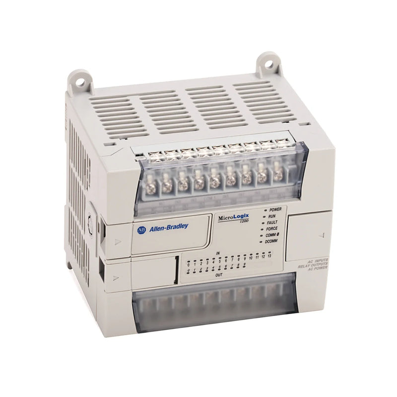 Controlador Allen-Bradley 1762-L24BWAR, MicroLogix 1200, entradas digitais, saídas de relé, automação.