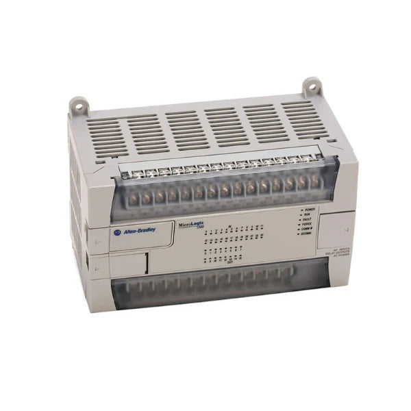 Controlador Allen-Bradley 1762-L40BXBR com entradas/saídas digitais e comunicação eficiente.
